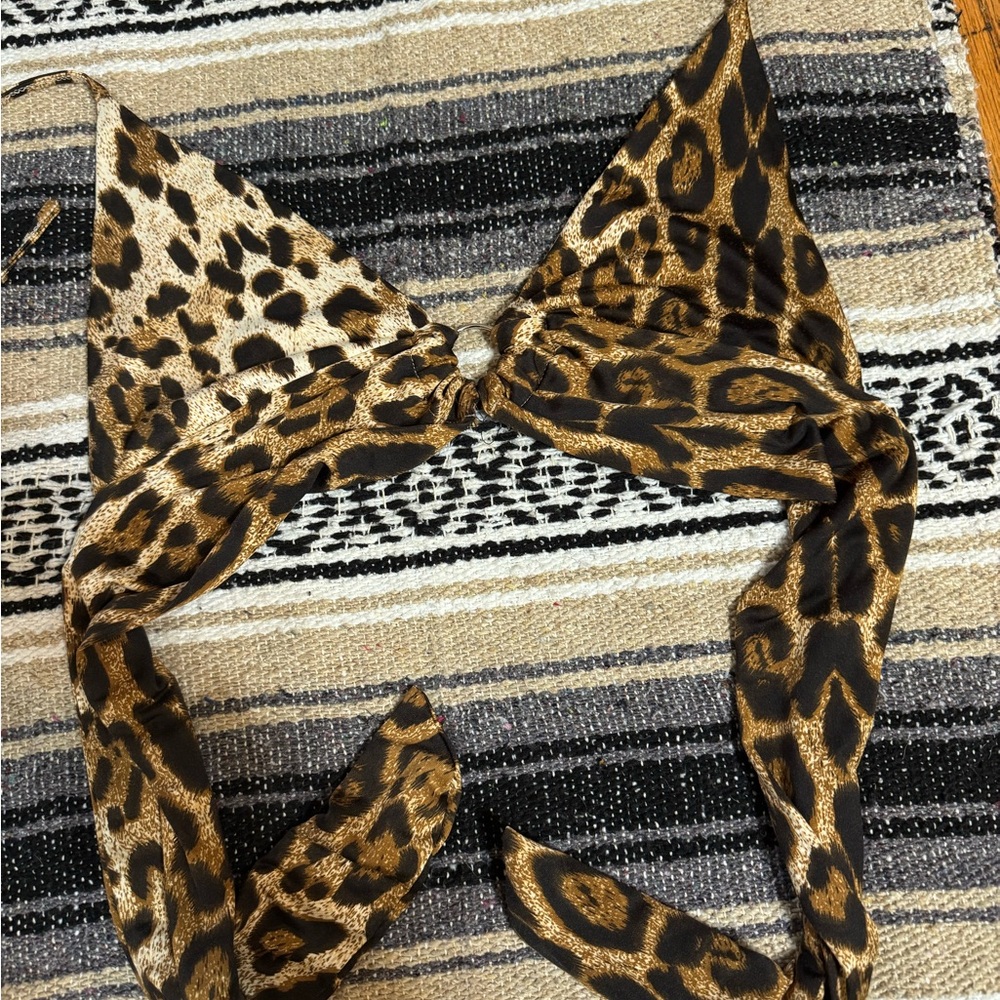 Leopard Print Scarf